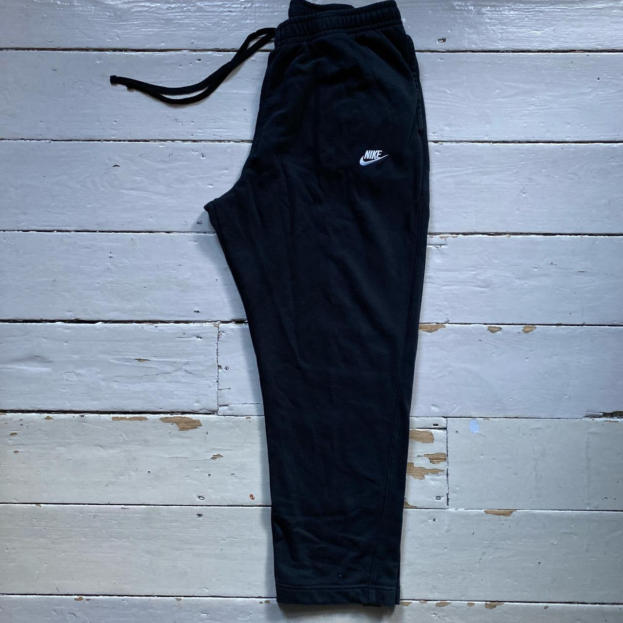 Nike Swoosh Black and White Joggers (XXL)