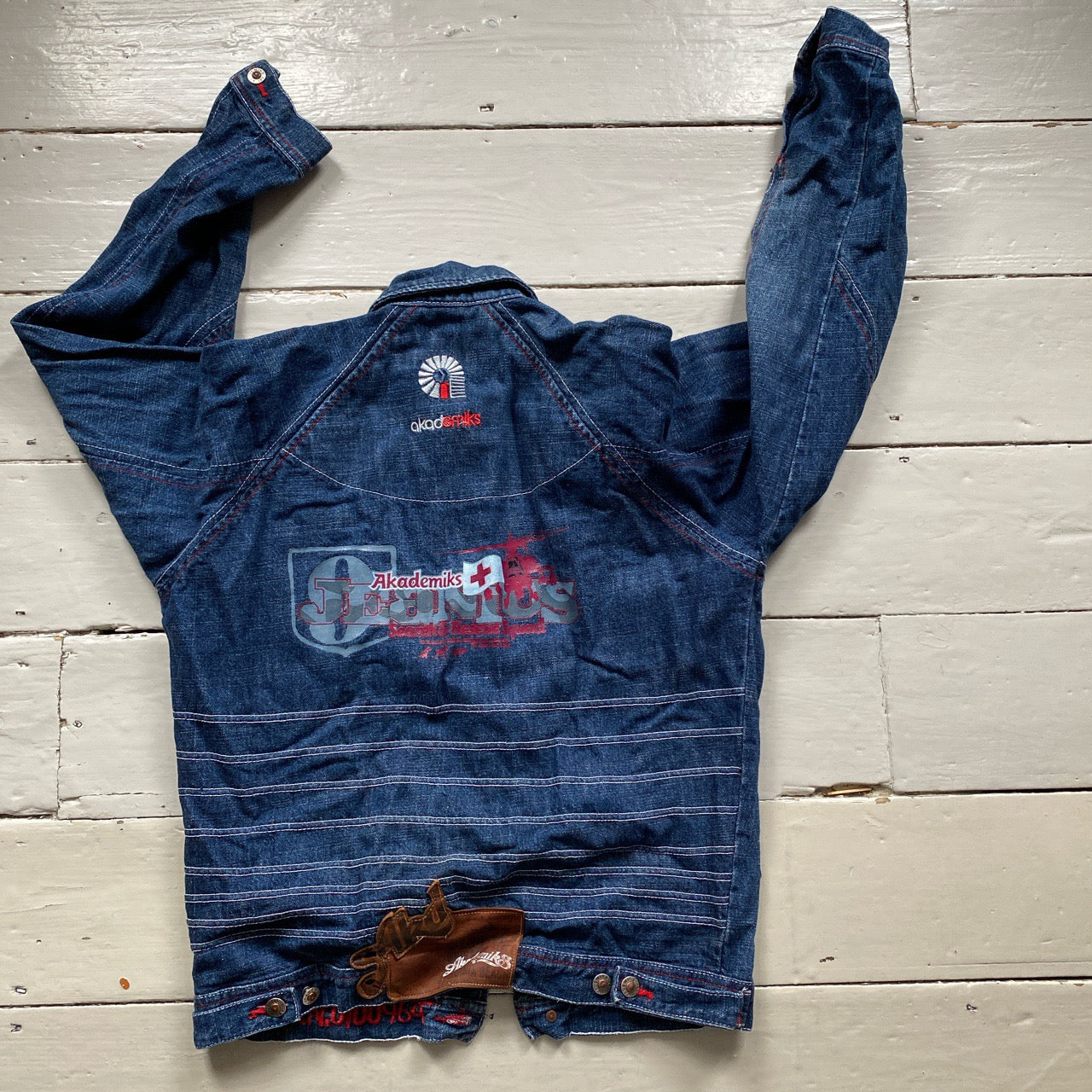 Akademiks Vintage Denim Jacket (Large)