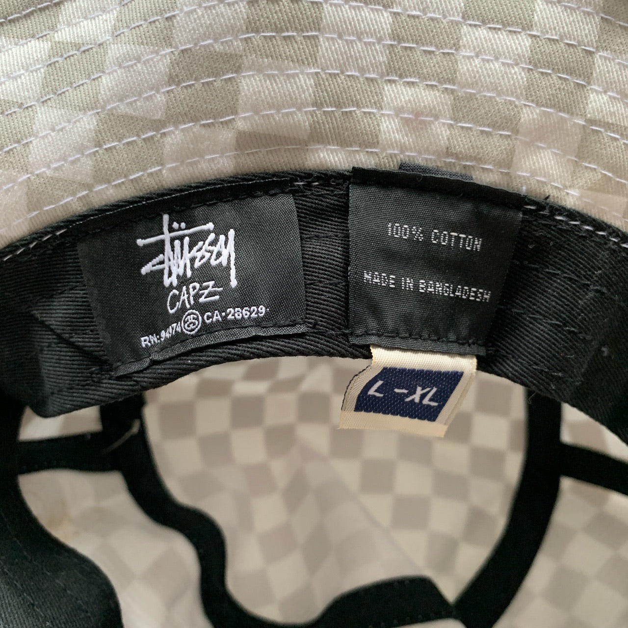 Stussy Checked Bucket Hat