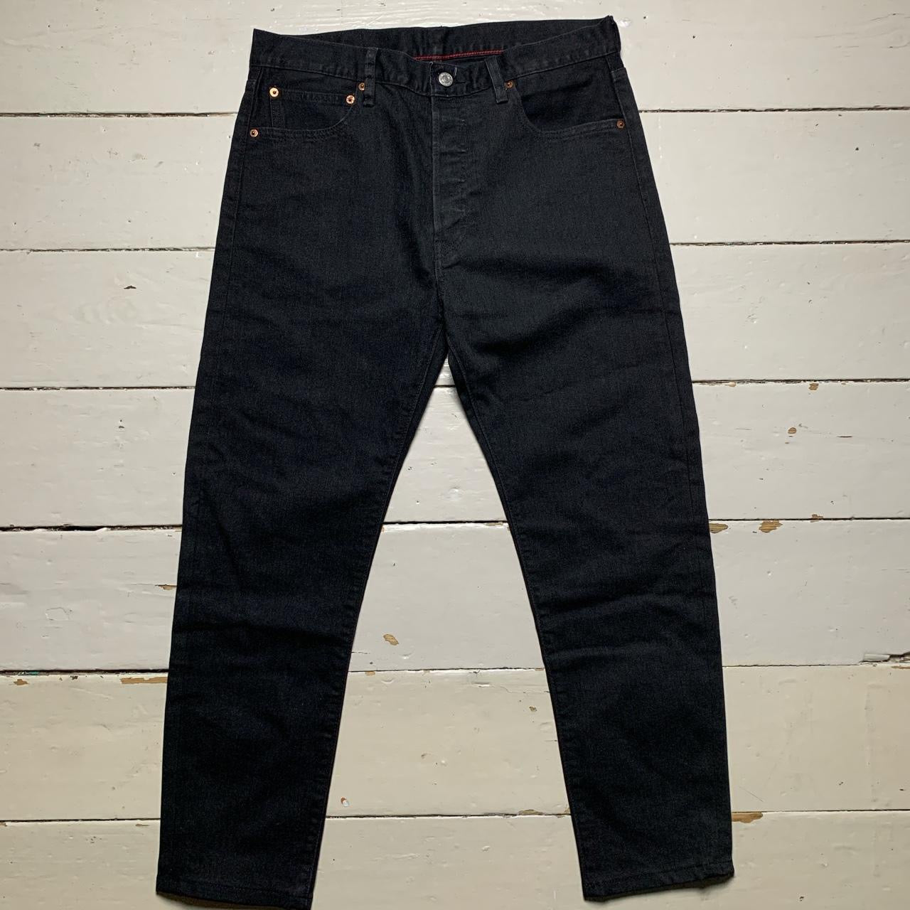 Levis 501 Black Jeans (33/28)
