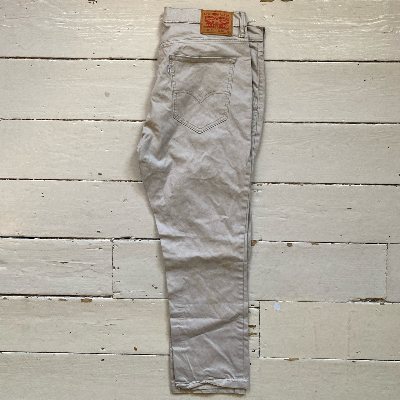 Levis 511 White Grey Jeans (36/29)