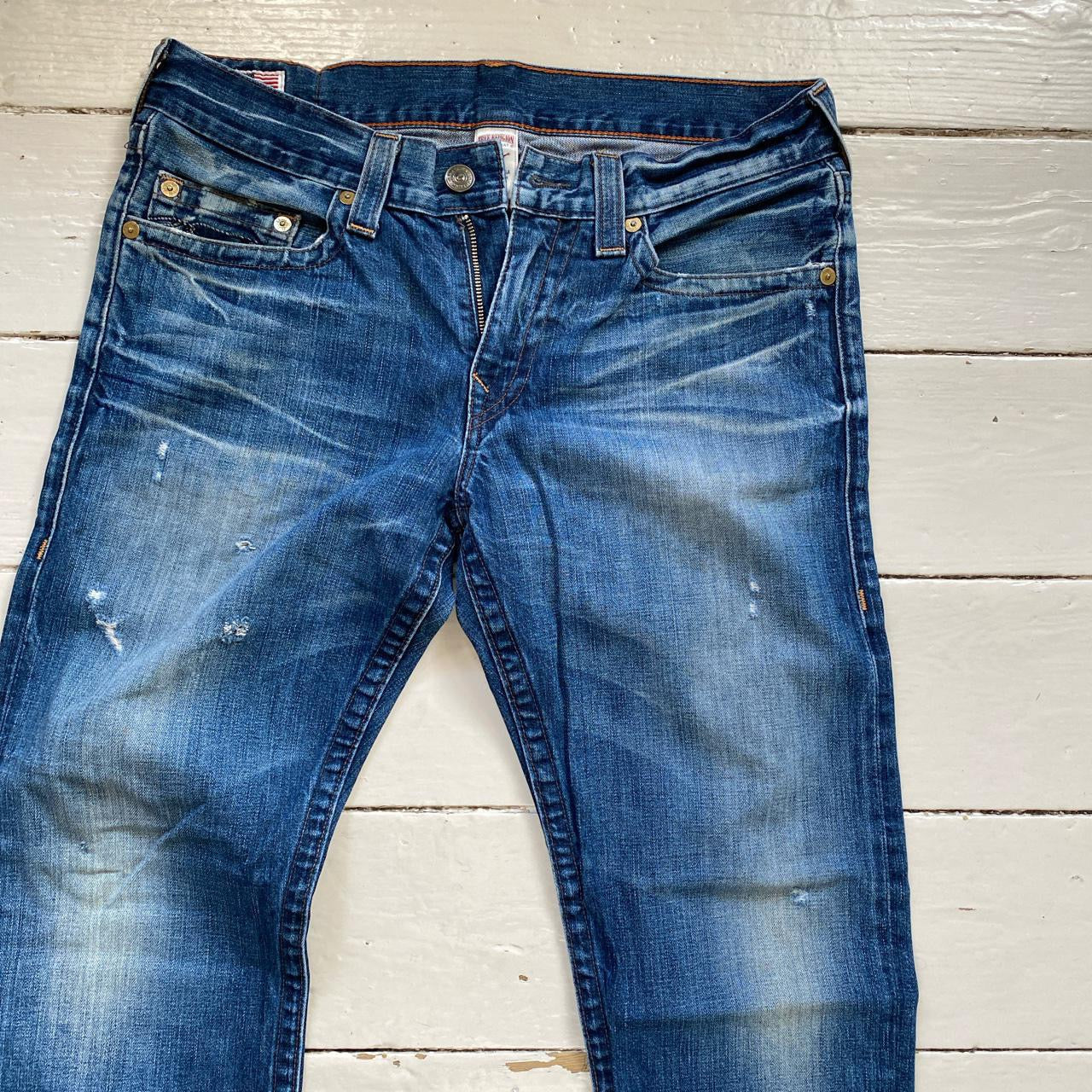 True Religion Bobby Distressed Jeans (34/28)