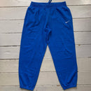 Nike Vintage Athletic Department Blue and White Joggers (Large)