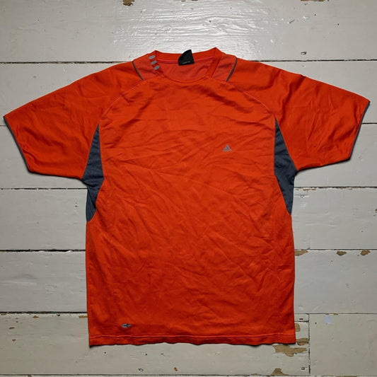 Adidas Vintage Orange T Shirt (Large)