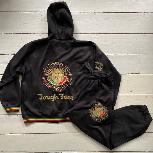 Tough Face Vintage Full Rasta Tracksuit (Medium)