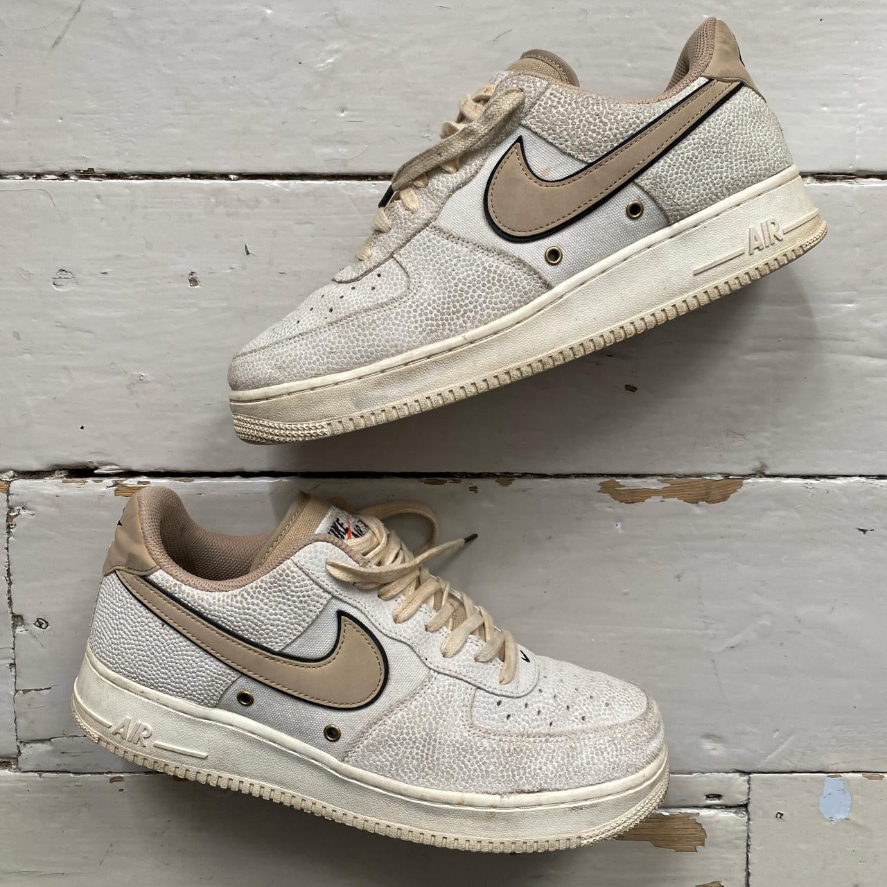 Nike Air Force 1 Sail Linen Beige (UK 8)