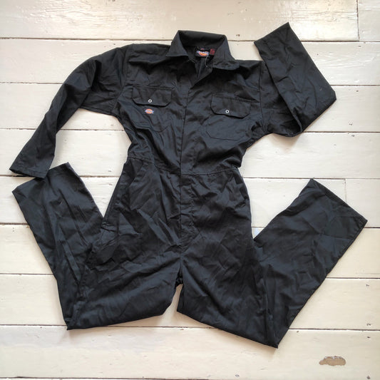 Dickies Black Jumpsuit Boiler Suit (Small)
