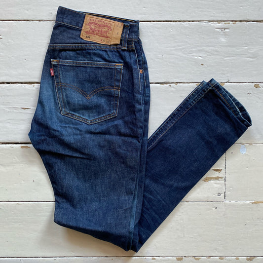 Levis 501 Navy Jeans (32/34)