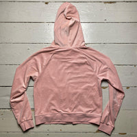 Juicy Couture Diamanté Pink Velour Tracksuit (XL Top, Large Bottoms)