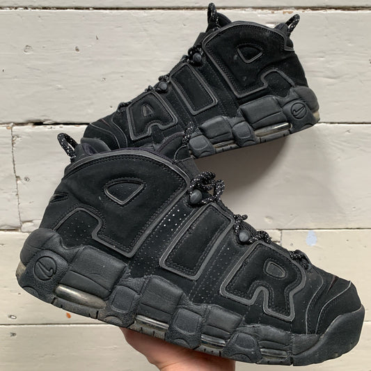 Nike Uptempo Black More Air (UK 10)