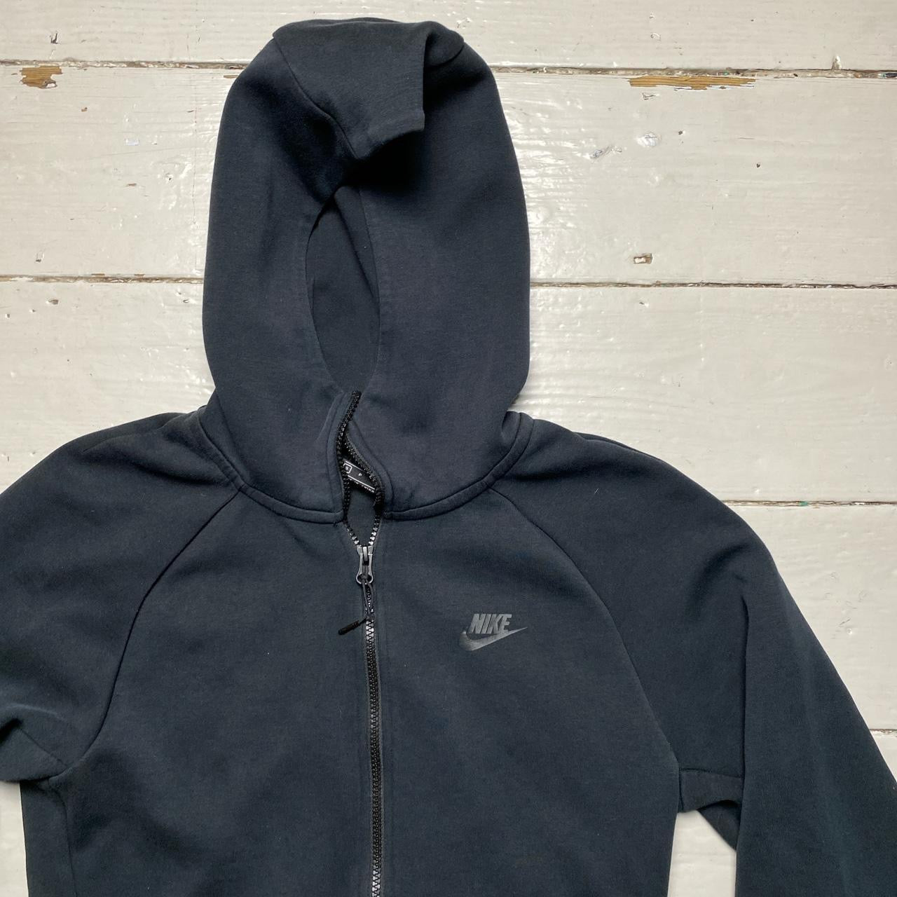 Nike Tech Fleece Black Hoodie (Small)