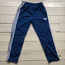 Adidas Originals Blue Track Bottoms (Large)