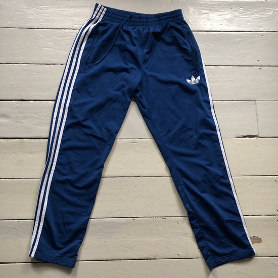 Adidas Originals Blue Track Bottoms (Large)