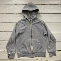 Nike Grey Swoosh Hoodie (Medium)