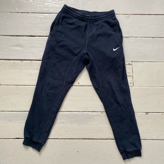 Nike Swoosh Navy Joggers (Small)