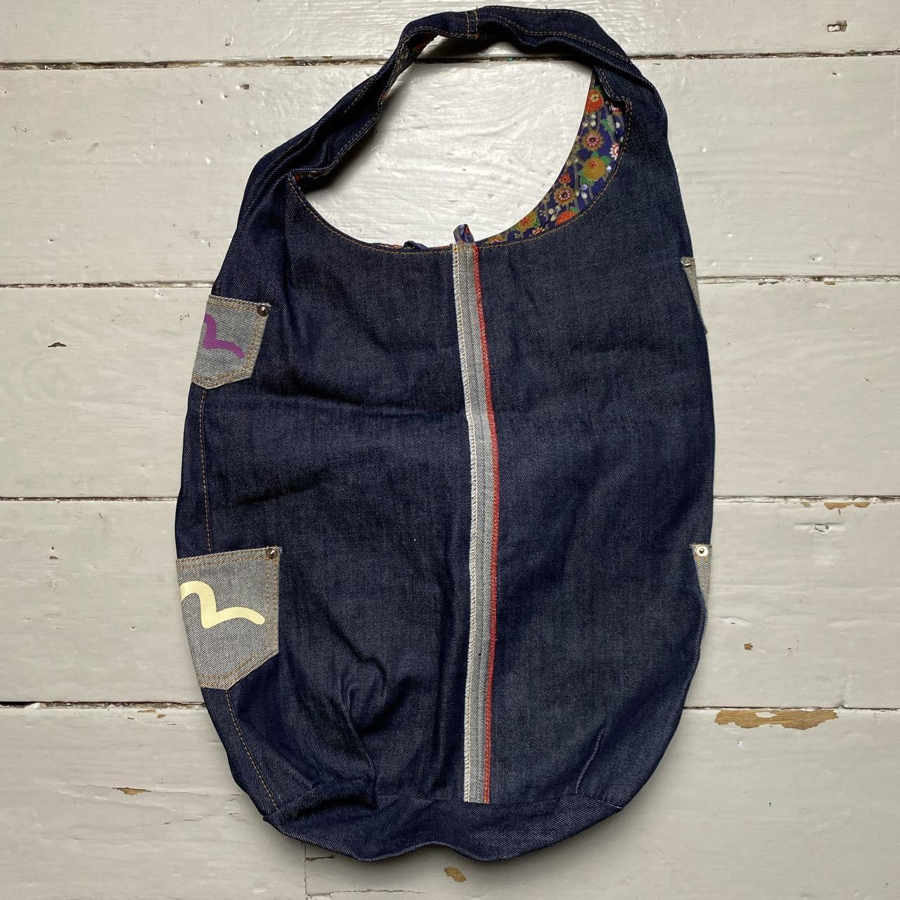 Evisu Multi Pocket Swoosh Bag