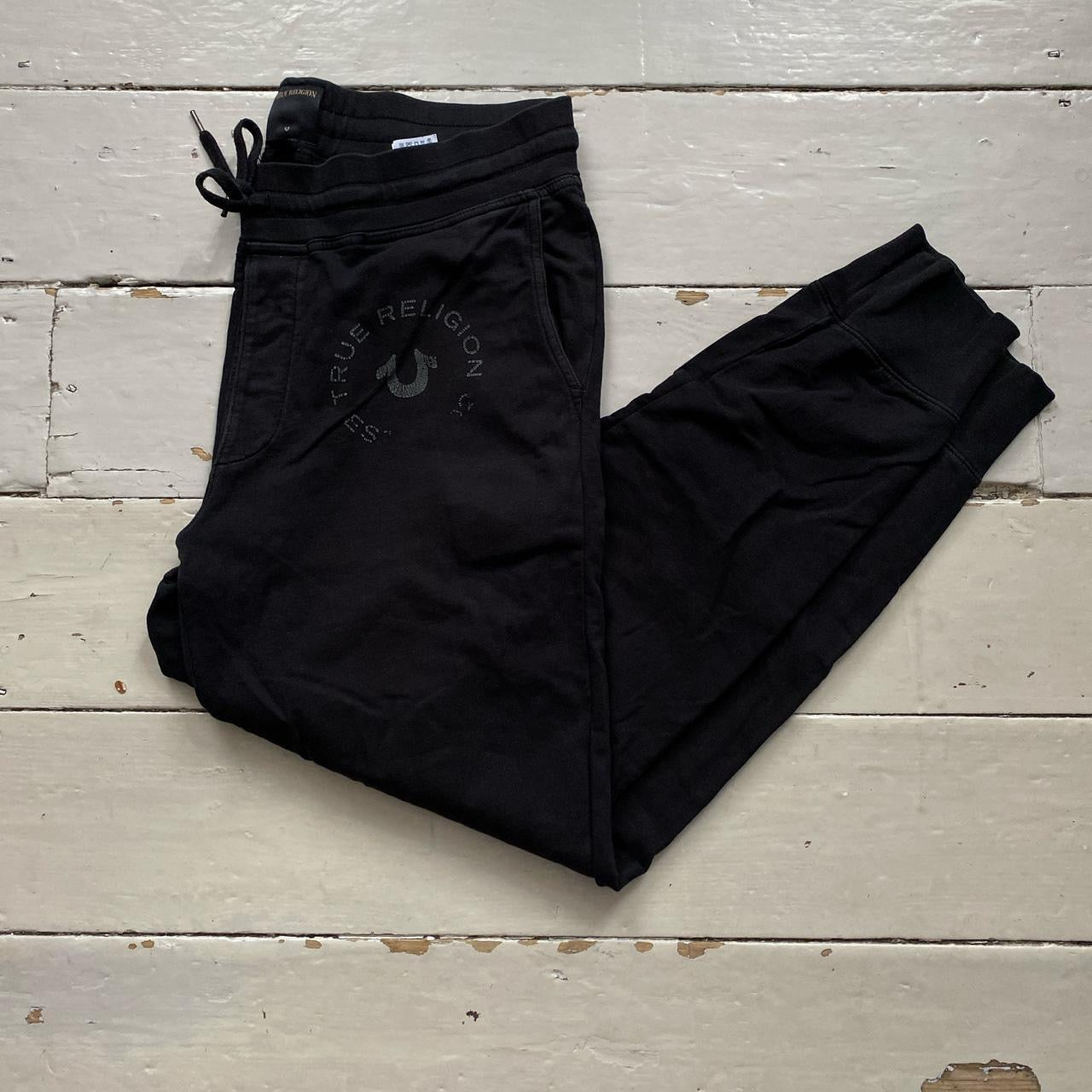 True Religion Black Joggers (Large)