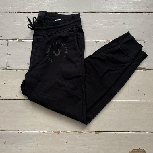 True Religion Black Joggers (Large)