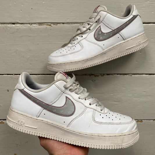 Nike Air Force 1 3M White (UK 8.5)