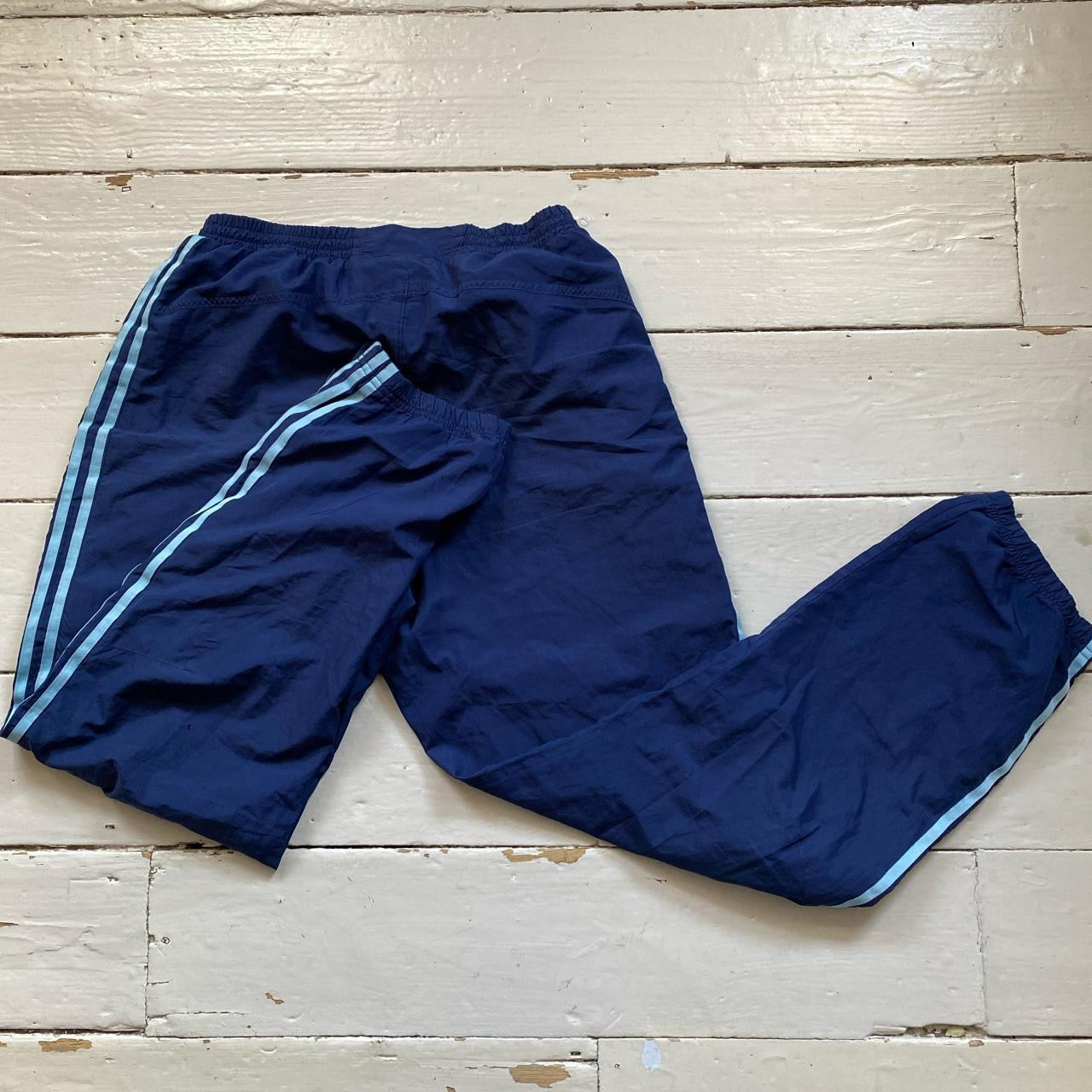 Adidas Navy Shell Bottoms (Large)