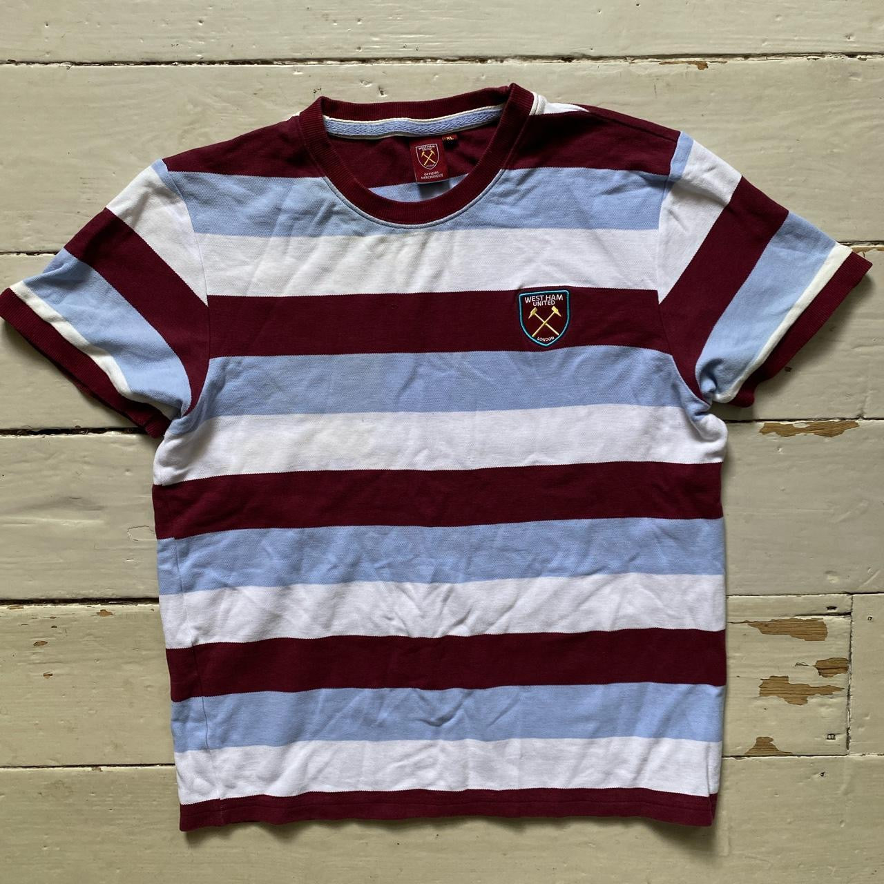West Ham Striped T Shirt (XL)