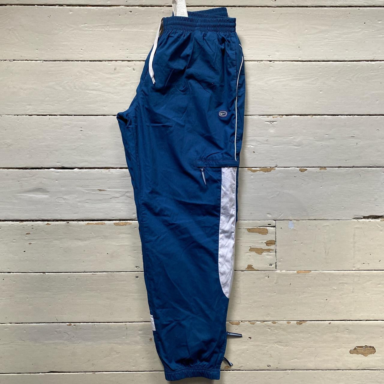 Nike Vintage Navy Cargo Shell Bottoms (XL)