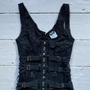 Dolce & Gabbana Bondage Vintage Black Dress Skirt (Small)