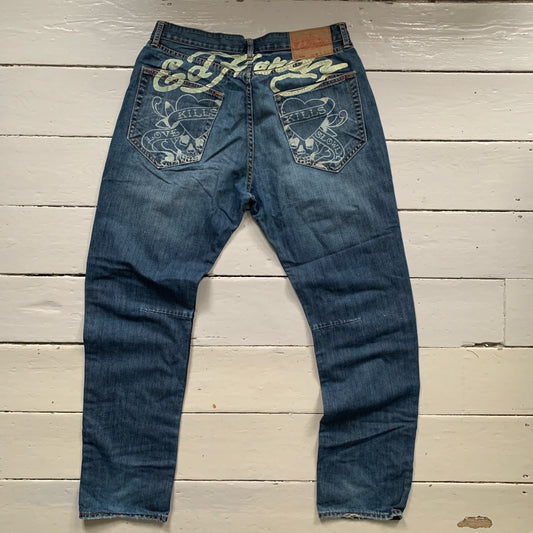 Ed Hardy Love Kills Slowly Jeans (36/34)