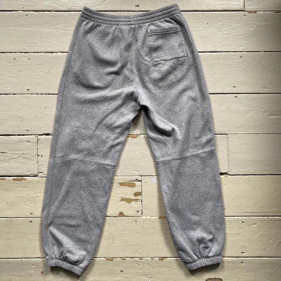 Nike Vintage Blue Swoosh Grey Joggers (Small)
