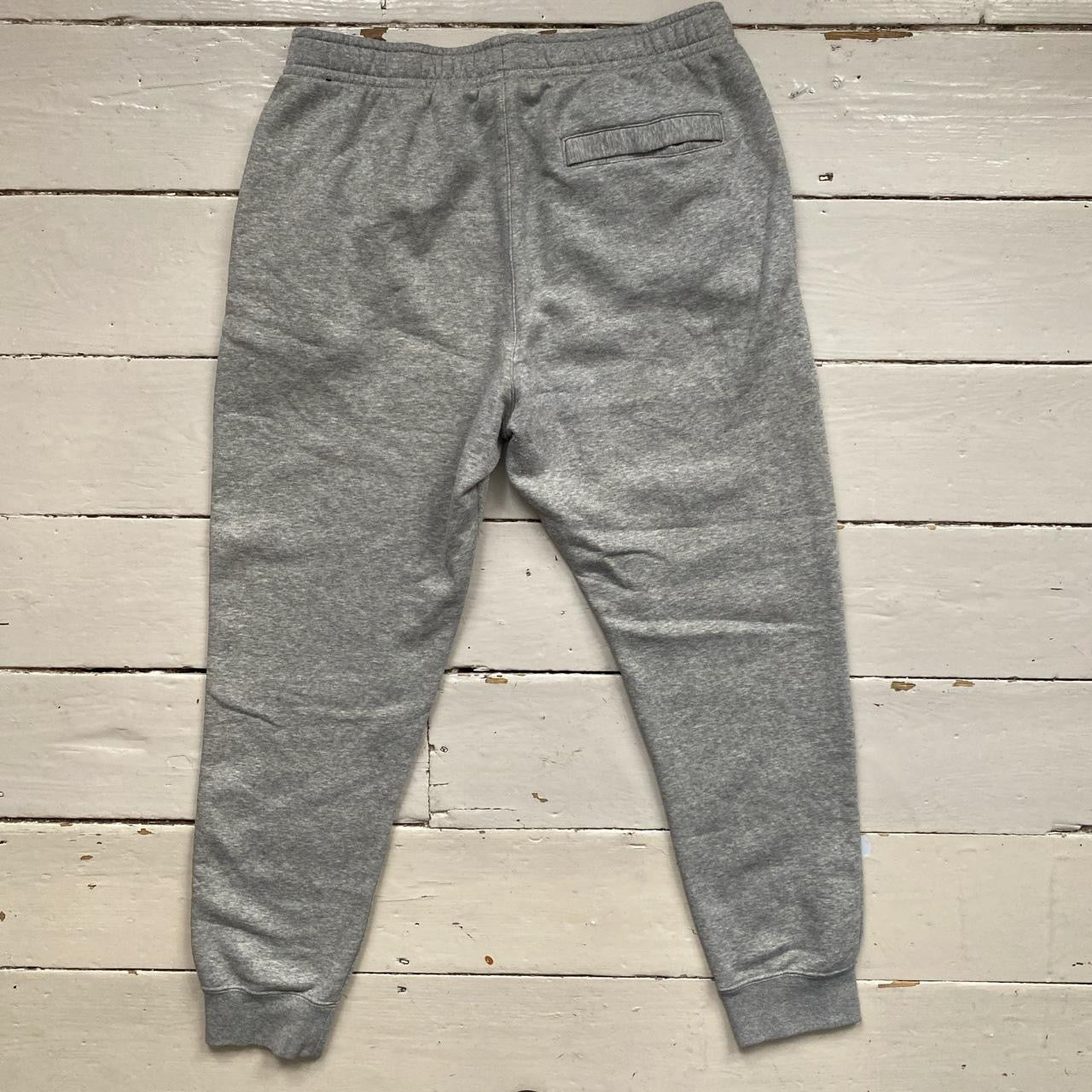 Nike Swoosh Grey and White Joggers (Large)