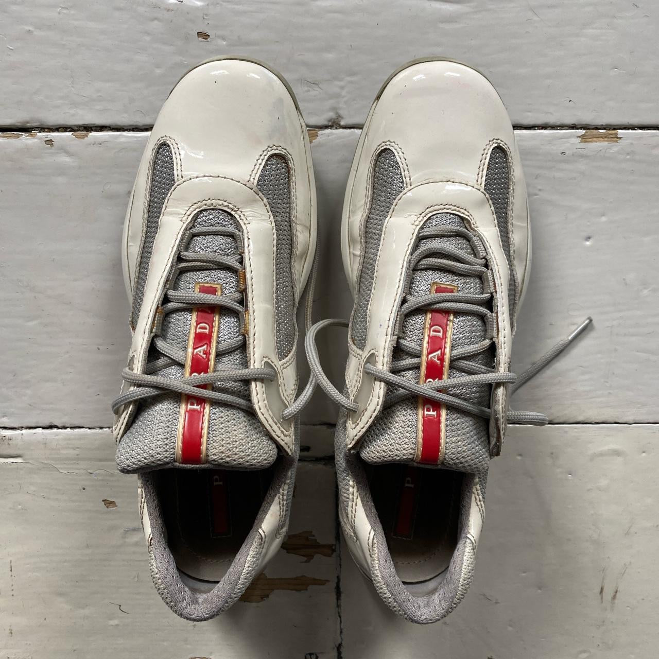 Prada Americas Cup White Patent (UK 4)