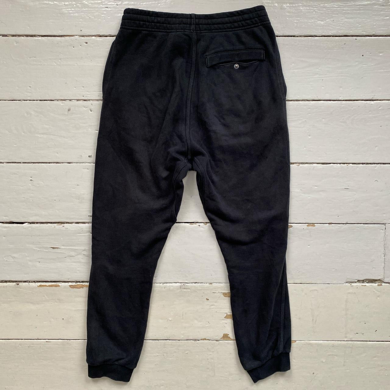 Nike Swoosh Black Joggers (Small)