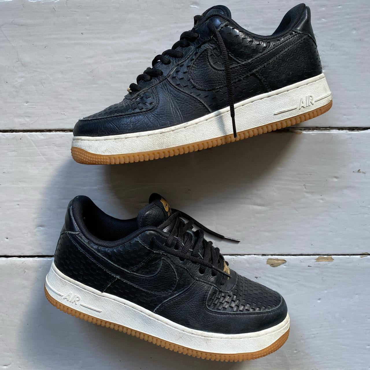 Nike Air Force 1 Black White Gum (UK 7)