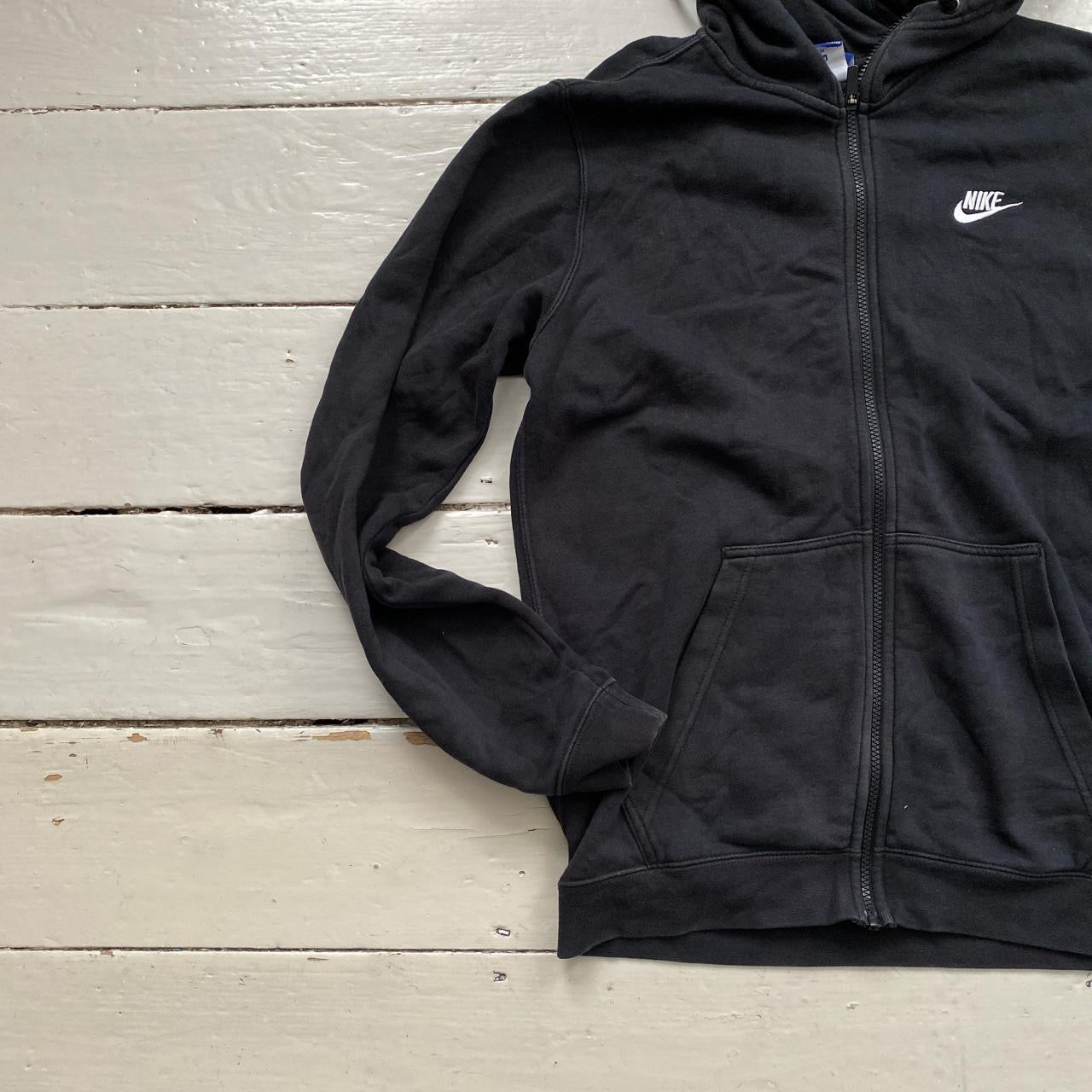 Nike Swoosh Black Hoodie (Medium)