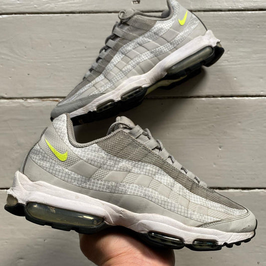 Nike Air Max 95 Grey and Neon (UK 8)