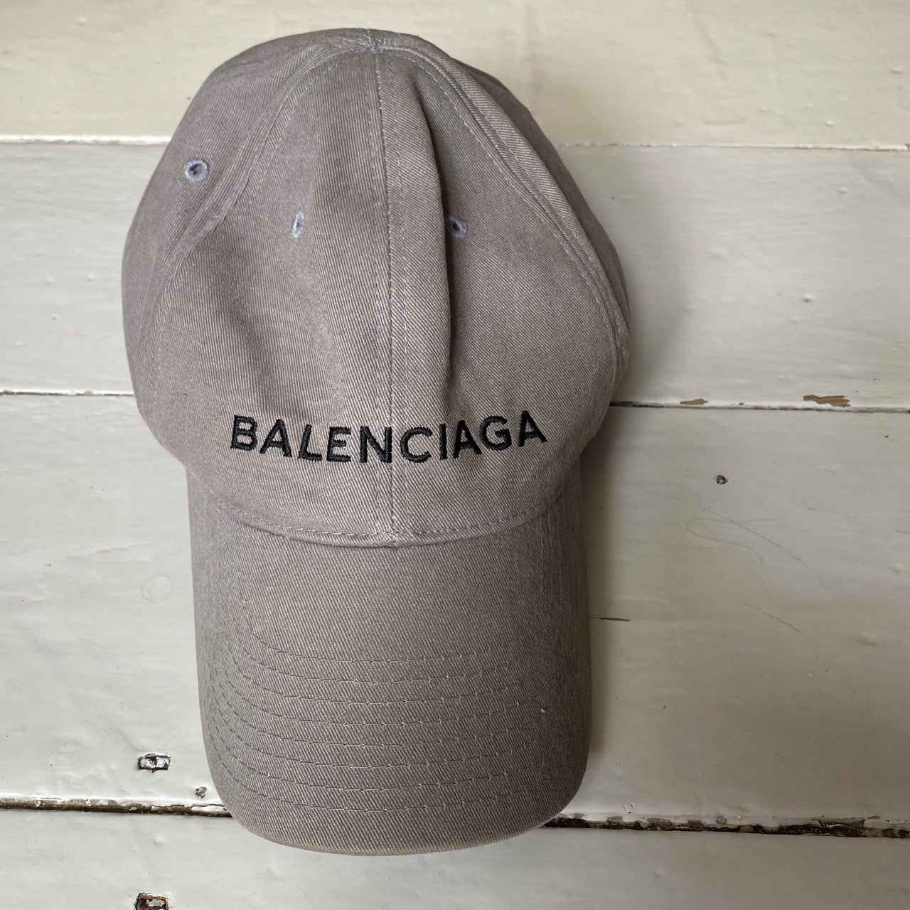 Balenciaga Spellout Grey Cap