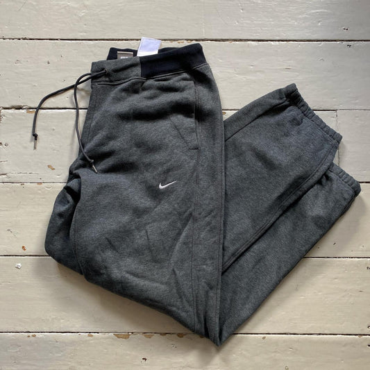 Nike Vintage Swoosh Grey Joggers (Large)